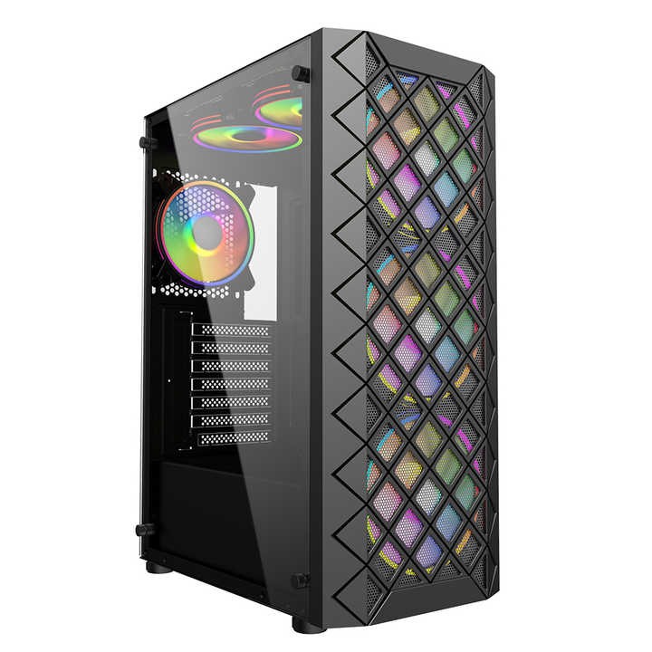 Hot Sale ATX Computer Cases Tower Pc Desktop Desk Gaming Computer Cases